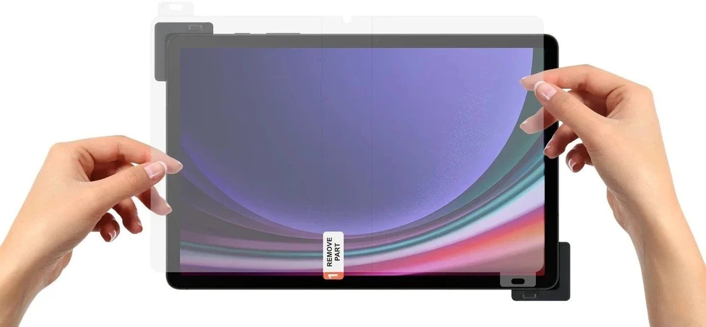UX710CTE neatspindinti ekrano apsauga, skirta Samsung Galaxy Tab S9 / S9FE / S8 / S7, skaidri (skaidri)