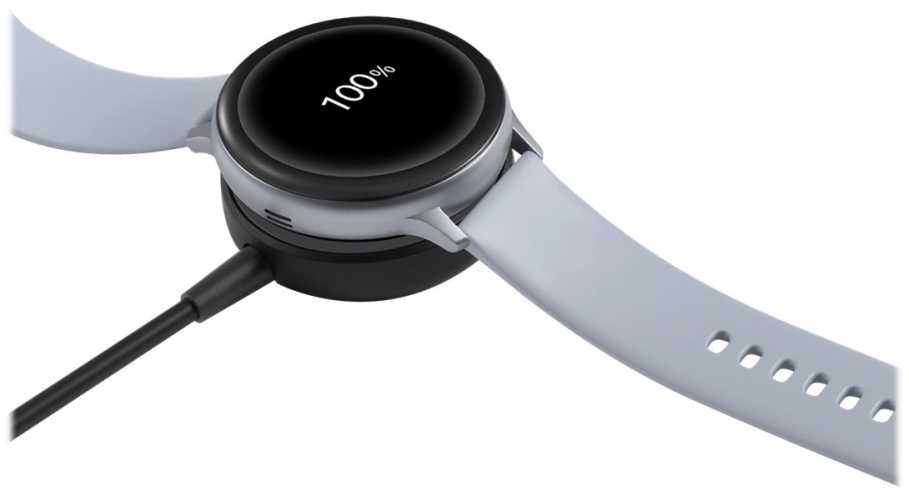 Išmaniojo laikrodžio Samsung Galaxy Watch Active 2 įkroviklis, Juodos spalvos