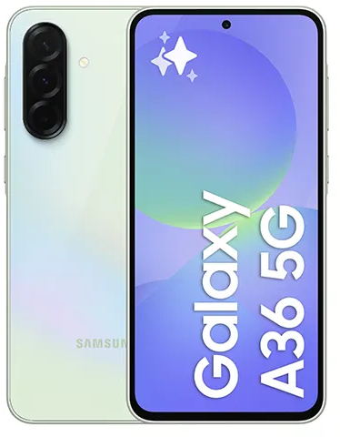 Samsung Galaxy A36 17 cm (6.7″) Dviguba SIM jungtis Android 15 5G C tipo USB 8 GB 256 GB 5000 mAh Gelsvai žalsva spalva