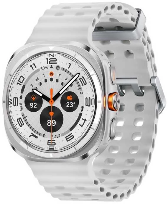 Išmanusis laikrodis Samsung Galaxy Watch Ultra 47mm LTE, Titano korpusas, Baltos spalvos