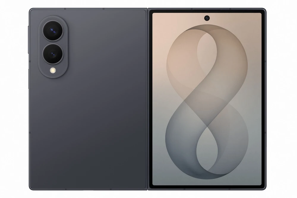 „Samsung Galaxy Z Fold8“ 256 GB grafito spalvos 19,3 cm (7,6 colio) OLED ekranas, „Android 17“, dviguba kamera, sulankstomas
