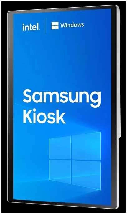 Samsung Profesionalus kiosko monitorius km24c 24 colių matinis, jutiklinis 16h/7 250(cd/m2) 1920x1080(fhd) win10 iot celeron 3 metai d2d (lh24kmccbgcxen)