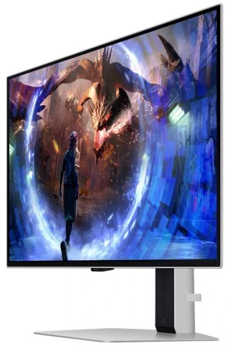 Monitorius - Samsung G60SD 27" Quad HD OLED Sidabrinis