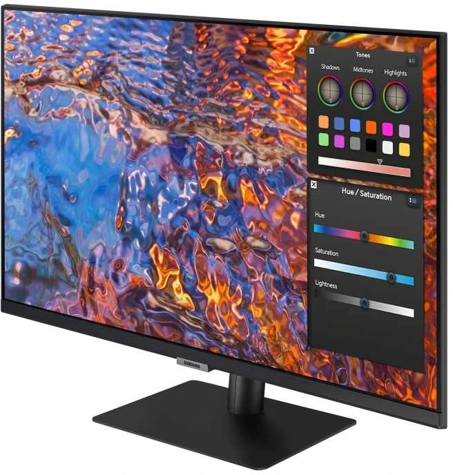 Monitorius Samsung S80PB LED ekranas 68,6 cm (27 colių) 3840 x 2160 pikselių 4K Ultra HD Juodas