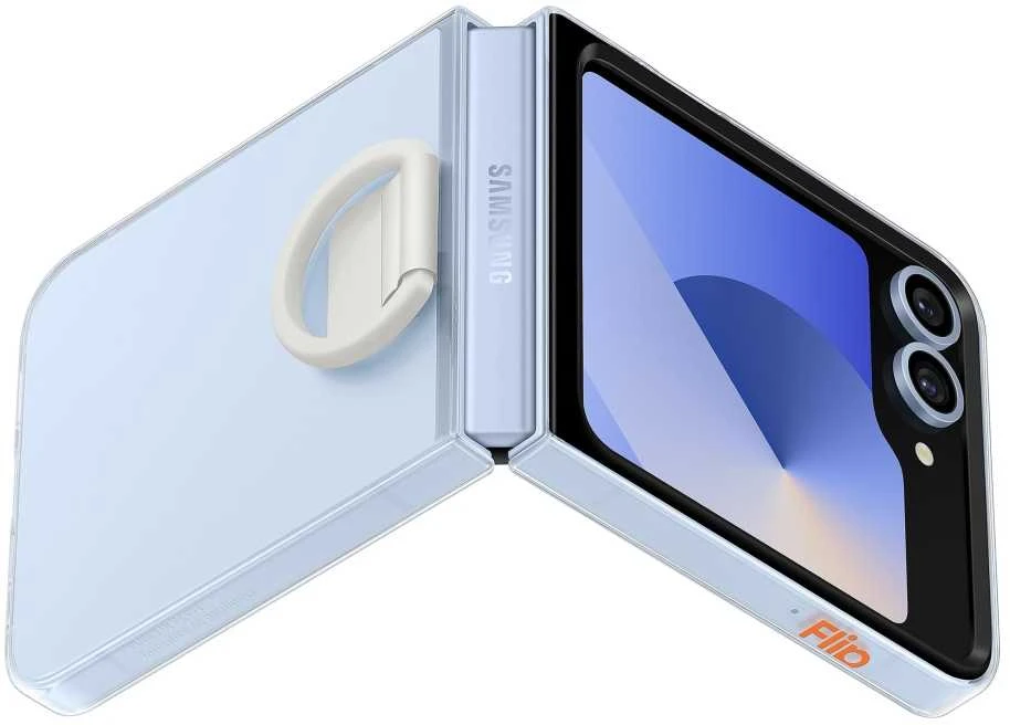 Samsung Galaxy Flip6/Flip7 FE skaidrus dėklas permatomas