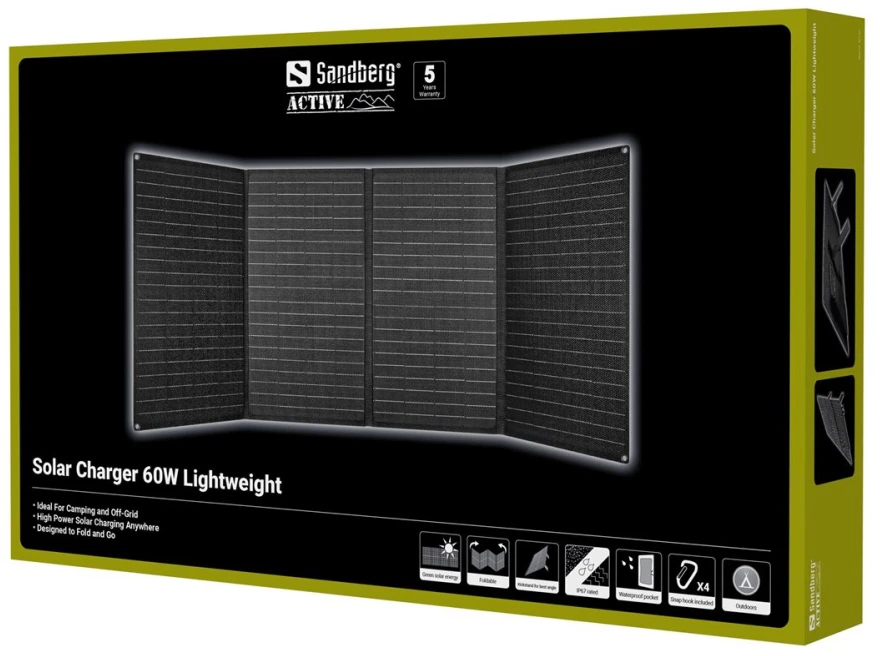 Sandberg Sandberg Solar Charger 60W Lightweight
