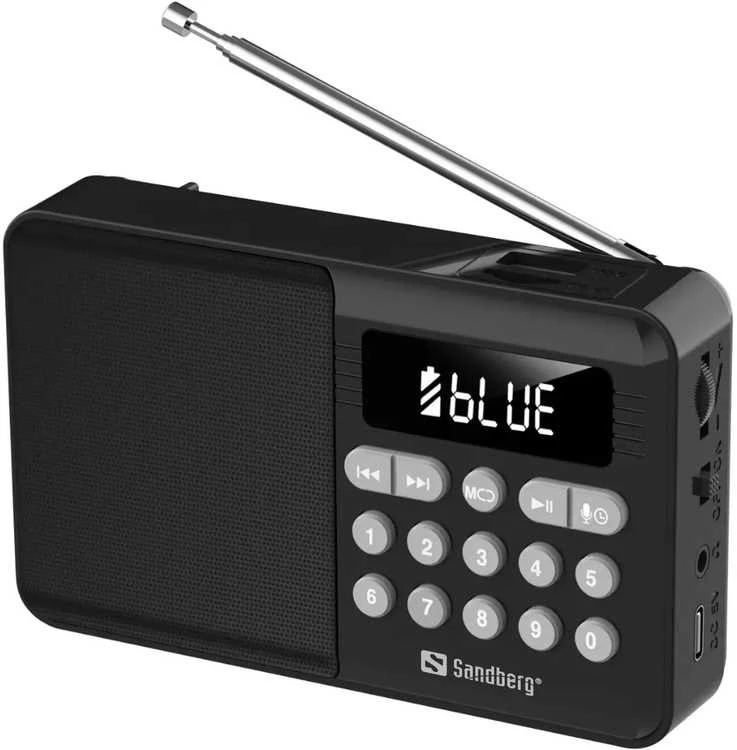 Sandberg Speaker FM radijas+BT Recharge