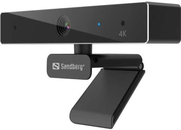 Internetinė kamera Sandberg USB-C/A Webcam Pro Remote 4K Juodas
