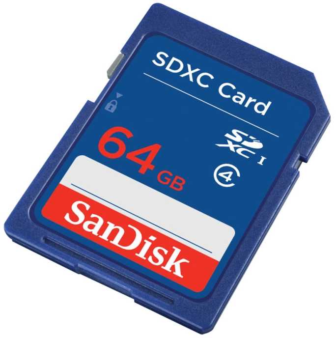Atminties kortelė SanDisk 64GB SDXC Class 4