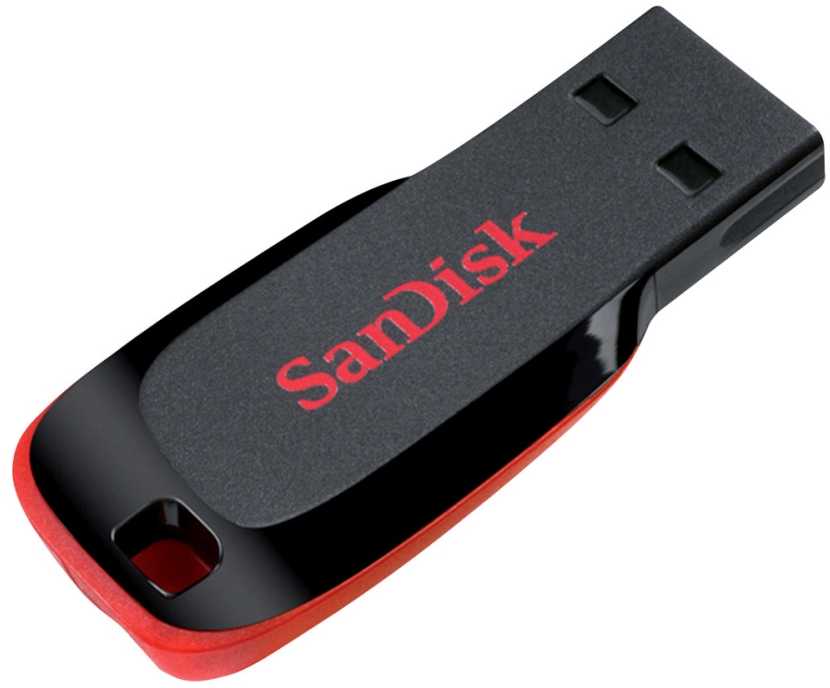 SANDISK CRUZER BLADE USB atmintinės, 3 vnt. pakuotėje, 32 GB