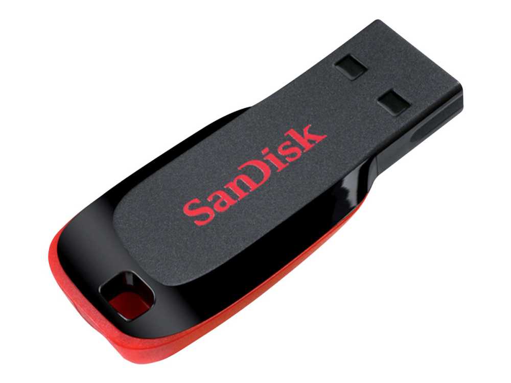 „SanDisk Cruzer Blade“ USB atmintinė, 16 GB, elektrinė, Mėlyna, EAN: 619659141059