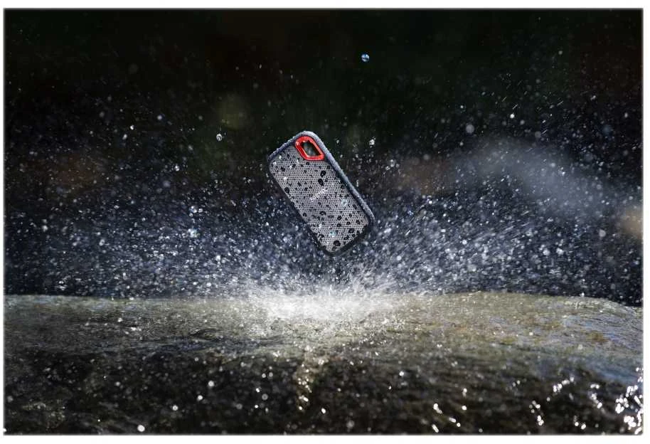 Išorinis kietasis diskas SanDisk Extreme Portable 500 GB, SDSSDE61-500G-G25, Juodas