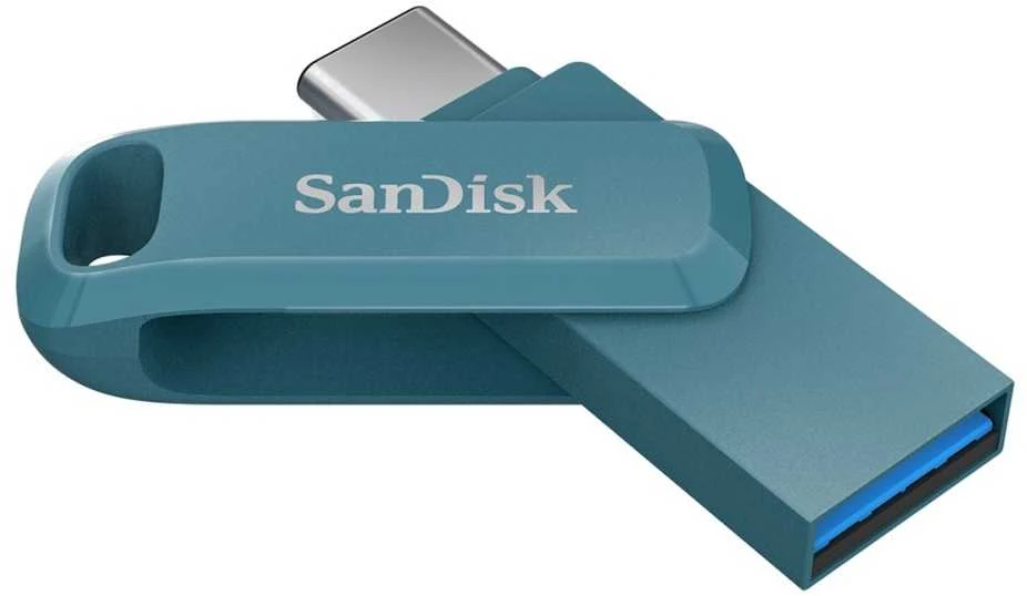 USB laikmena Sandisk Ultra Dual Drive Go 256 GB, mėlyna