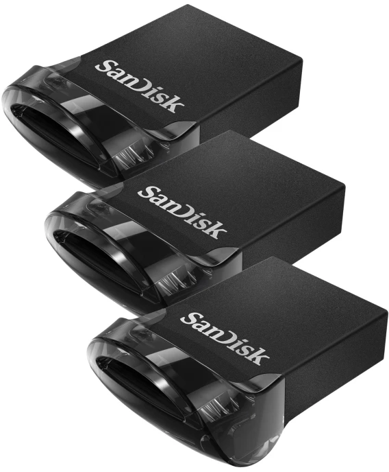 SANDISK ULTRA FIT USB 3.1 - FLASH DRIVE 3-PACK 32GB