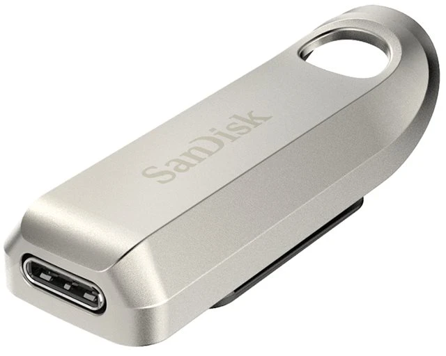 USB laikmena SanDisk Ultra Luxe USB Type-C, 32 GB, sidabro spalvos