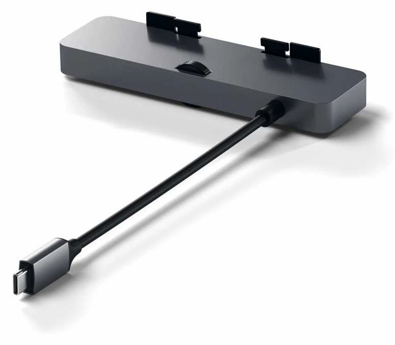 HUB USB Satechi Clamp Hub Pro 1x SD 1x USB-C 1x Micro SD + 3x USB-A 3.0 (ST-TCIMHM)