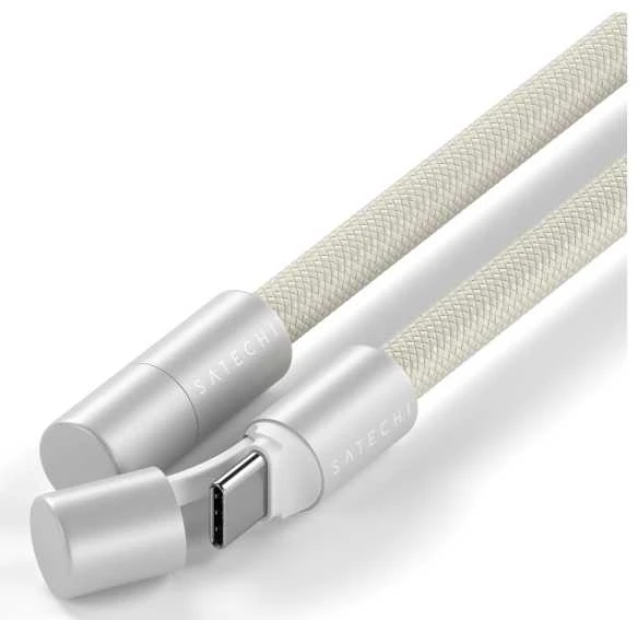 „Satechi OntheGo?“ USB-C virvelės laidas – smėlio spalvos