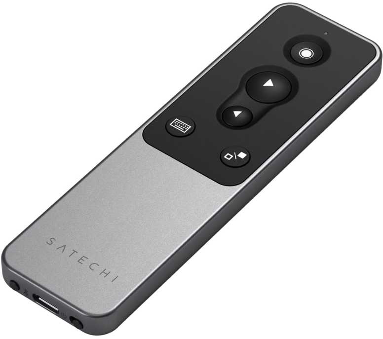 Klaviatūra Belaidis lazerinis presentatorius „Satechi bluetooth R1 ST-BTPR1M space pilka“