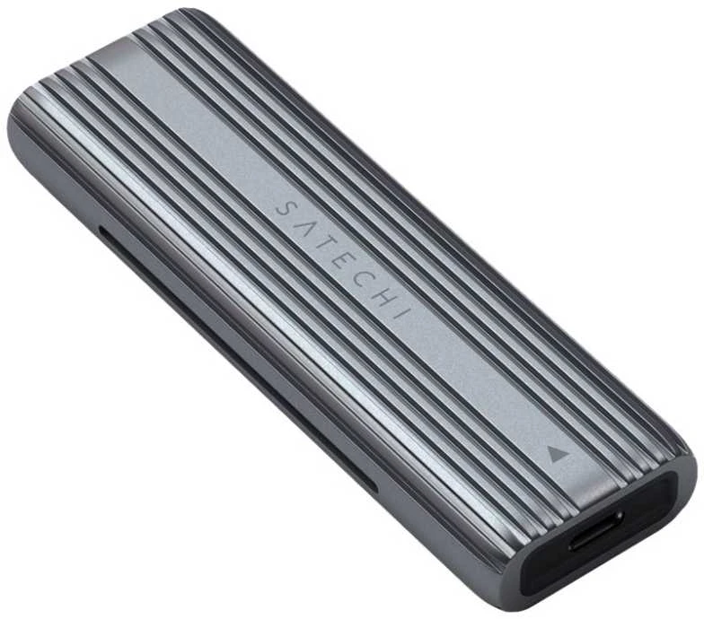 Satechi SATECHI USB-C NVME ir SATA SSD korpuso erdvė pilka