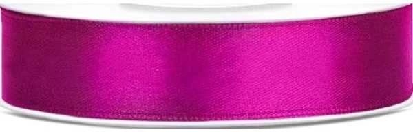 Party Deco Juostelė satino 12mm/25m bordinė