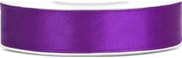 Party Deco Juostelė satino 12mm/25m tamsiai violetinė