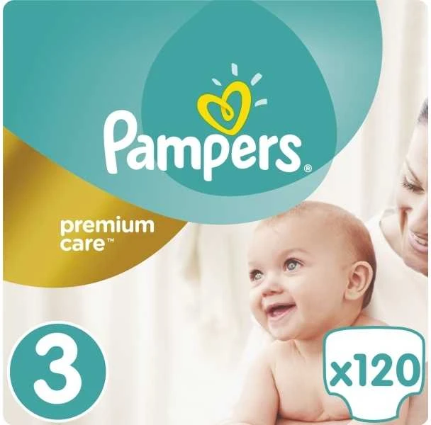 Sauskelnės Pampers Premium Care, 4 dydis, 8–14kg, 104 vnt.