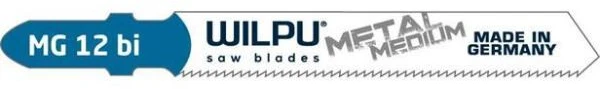 Pjūklai aliuminiui, spalva metalams MG 12 bi WILPU