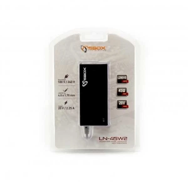 Sbox LN-45W2 Adapteris For Lenovo Notebooks Round