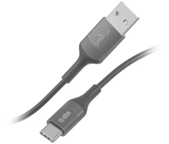 SBS GreenLine USB zu USB-C Kabelis 1,2m juodas