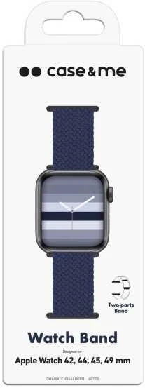 Case4Me SBS Kilpinis laikrodžio dirželis „Apple Watch“ 42/44/45/49 mm. Mėlynas