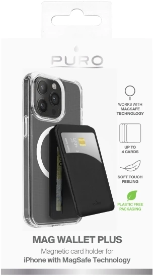 SBS PURO Mag Wallet Plus magnetinis kortelių dėklas