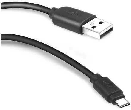 SBS TECABLETYC1KPOS USB-A – USB-C kabelis 1m – juodos spalvos