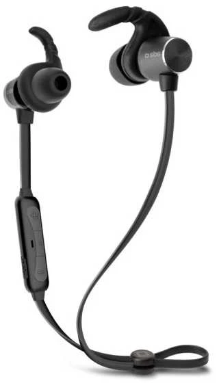 SBS TEEARBT501K, Ausinės, į ausis įkišamos, Sports, Juodas, Dvipusės, Mygtukai