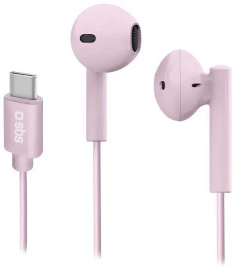 SBS Studio Mix 65c rožinės ausinės su USB-C jungtimi