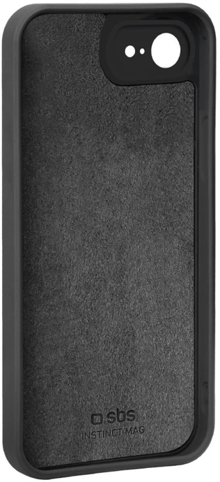 SBS Instinct Mag dėklas iPhone 16e / 17e, suderinamas su MagSafe - Juodas