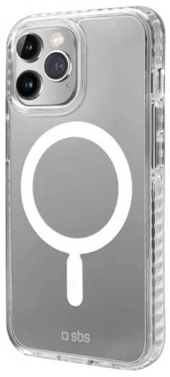 SBS magnetinis dėklas, suderinamas su MagSafe įkrovimu, skirtas iPhone 14 Pro Max Transparent
