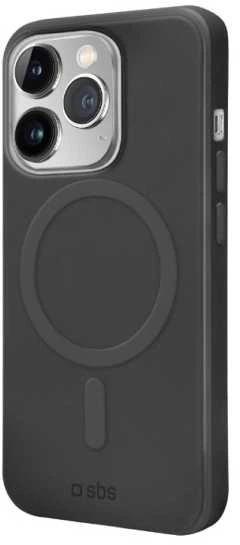SBS - dėklas Smooth Mag su MagSafe skirtas Apple iPhone 14 Pro, juodos spalvos