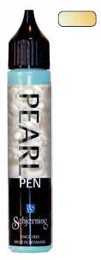 Artequipment Schjerning Pearl Pen, geltonas, skystas, 3D efektas, 28 ml, 1 vnt.