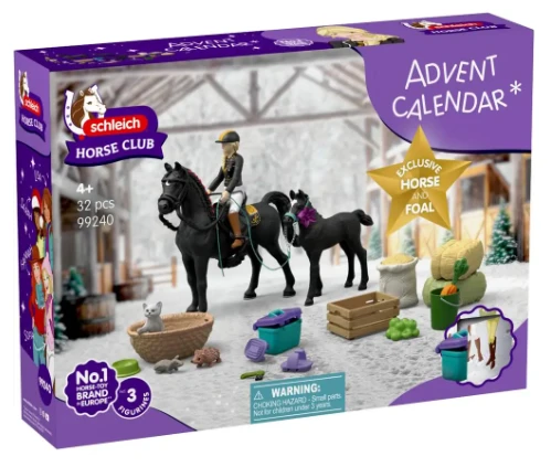 Figūrėlė Schleich Kalendarz adwentowy HORSE CLUB 2026 - Winter Wonderl. Przejażdżka (99240)