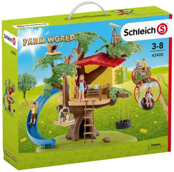 SCHLEICH „Naminiai gyvūnai“ Rinkinys - Namelis Medyje