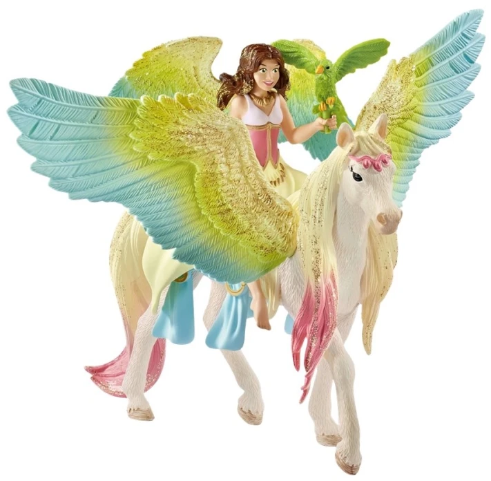 Figūrėlė Schleich figūrėlė – fėja sura su mirksinčiu pegasu (70566)