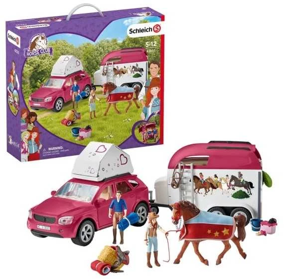 Schleich Horse Club 42535 Horse Adventure w. Automobilis ir priekaba