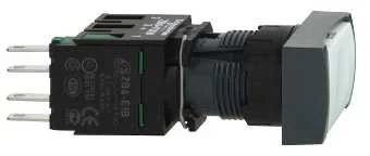 Schneider Electric XB6DA11B, Mygtukas, Plastikas, 1 vnt.