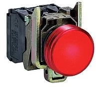 Schneider Electric indikatoriaus LED 24V raudona - XB4BVB4