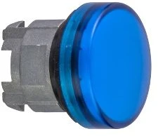 „Schneider Electric“ signalinės lempos galvutė, 22 mm mėlyna (ZB4BV063)