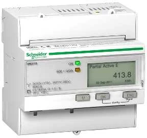 Schneider Electric Schneider 1 / 3 fazės elektros skaitiklis 63A 100-277 / 173-480V kl.1 / B impulso MID skaitmeninis modulinis JEM3110 (A9MM3110)