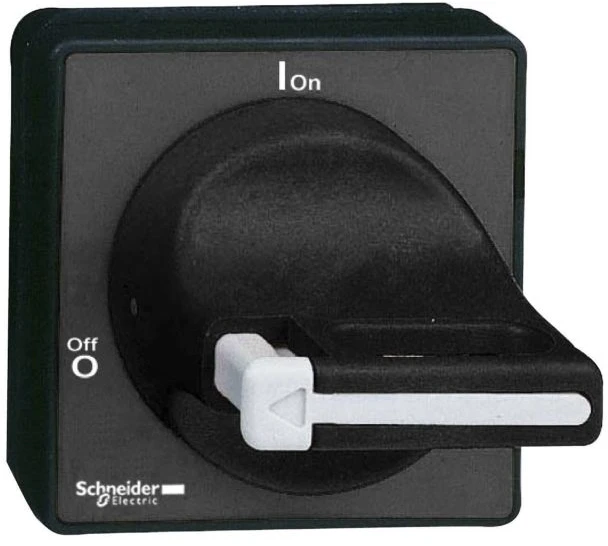Schneider Electric Priekinis pasukamas laikiklis KAF, skirtas VN-12 VN-20 V02...V2, rankena juoda KAF1PZ
