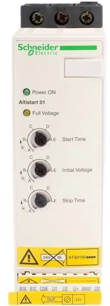 Schneider Electric Softstart 3-fazowy 380-415VAC 22A 7,5-11kW 400V Altistart ATS01N222QN