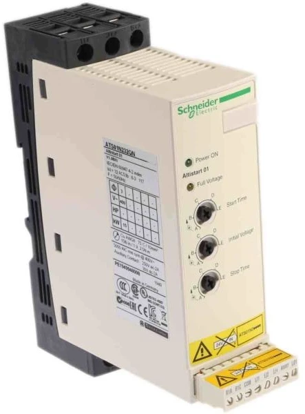 Schneider Electric Starter Softsart, skirtas asinchroniniam varikliui 380-415VAC 22A 3 fazių ATS01N232QN