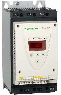 Schneider Electric Minkštos 3 fazės pradžia 230- 440VAC 62A 15 / 30kW 230 / 400V Altistart (ATS22D62Q)